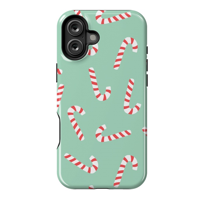 iPhone 16 Plus StrongFit Candy Cane 01 by Jelena Obradovic