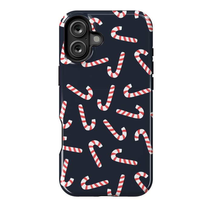 iPhone 16 Plus StrongFit Candy Cane 02 by Jelena Obradovic