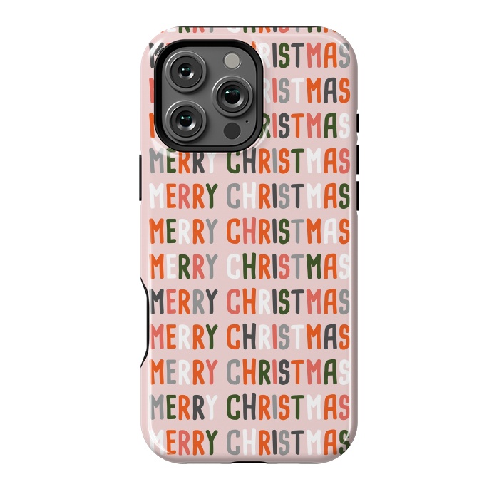 iPhone 16 Pro Max StrongFit Merry Christmas 01 by Jelena Obradovic