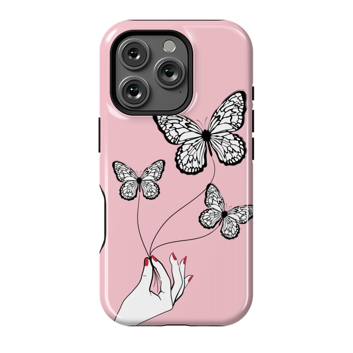 iPhone 16 Pro StrongFit Butterfly Game by Martina