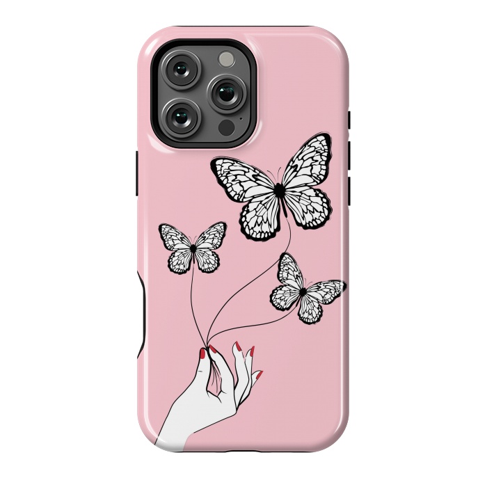 iPhone 16 Pro Max StrongFit Butterfly Game by Martina