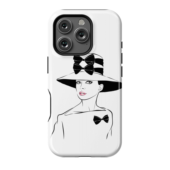 iPhone 16 Pro StrongFit Elegant Lady Audrey by Martina