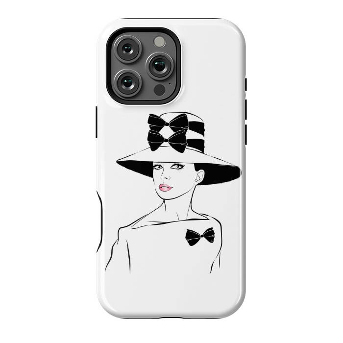 iPhone 16 Pro Max StrongFit Elegant Lady Audrey by Martina