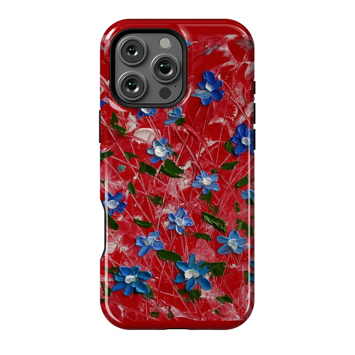 iPhone 16 Pro Max StrongFit Wildflowers art by ArtKingdom7