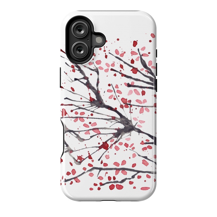 iPhone 16 Plus StrongFit Sakura watercolor 1 by ArtKingdom7