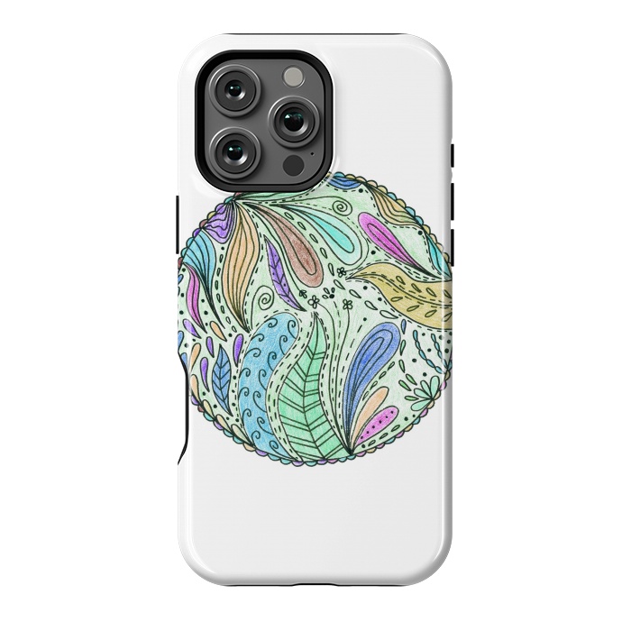 iPhone 16 Pro Max StrongFit Floral mandala 5 by ArtKingdom7