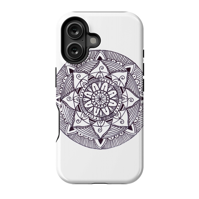 iPhone 16 StrongFit Mandala drawing art by ArtKingdom7