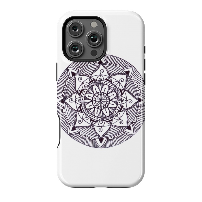 iPhone 16 Pro Max StrongFit Mandala drawing art by ArtKingdom7