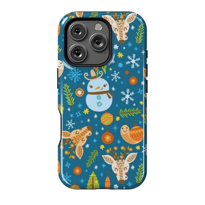 iPhone 16 Pro StrongFit snowman is love by MALLIKA