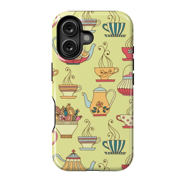 iPhone 16 StrongFit antique cups love by MALLIKA