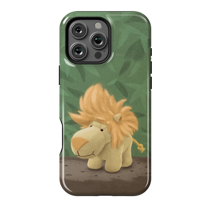 iPhone 16 Pro Max StrongFit Cute lion by Laura Nagel