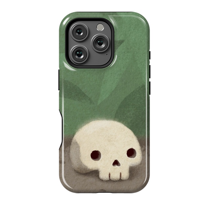 iPhone 16 Pro StrongFit Jungle skull by Laura Nagel