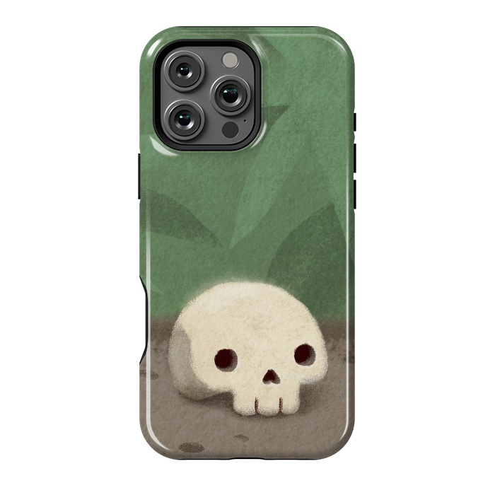 iPhone 16 Pro Max StrongFit Jungle skull by Laura Nagel