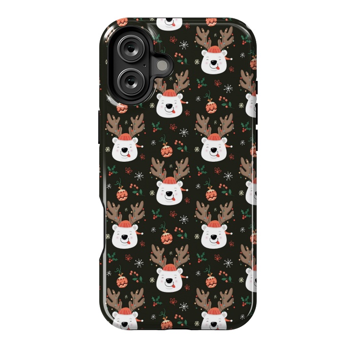 iPhone 16 Plus StrongFit cute rein deer love by MALLIKA