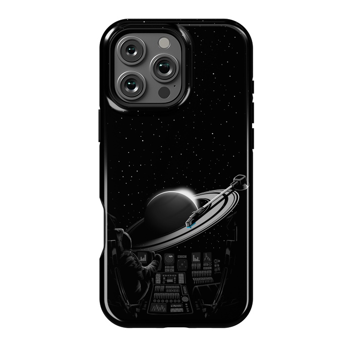 iPhone 16 Pro Max StrongFit Saturn Astronaut Music by Alberto