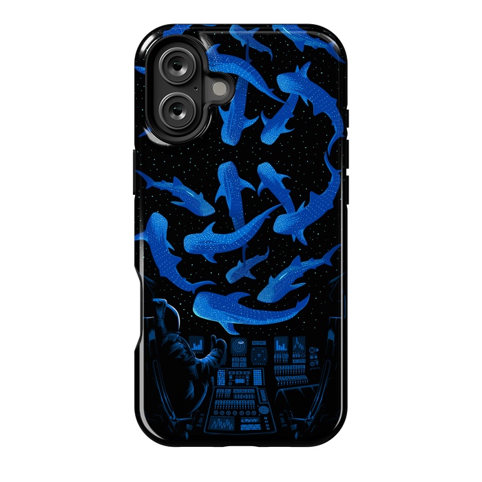 iPhone 16 Plus StrongFit Astronaut Killer Whale by Alberto