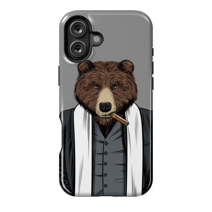 iPhone 16 Plus StrongFit Mafia Grizzly Bear by Alberto