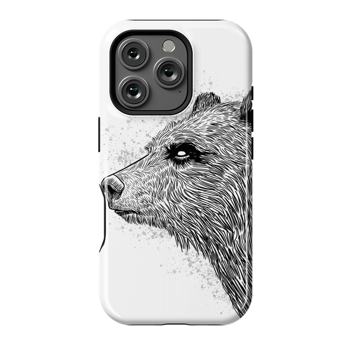 iPhone 16 Pro StrongFit Sketch Bear by Alberto