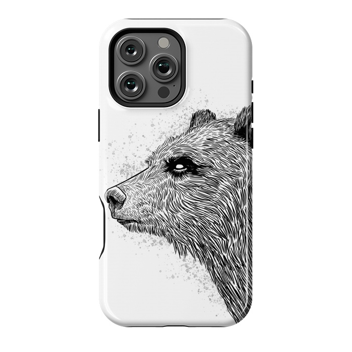 iPhone 16 Pro Max StrongFit Sketch Bear by Alberto