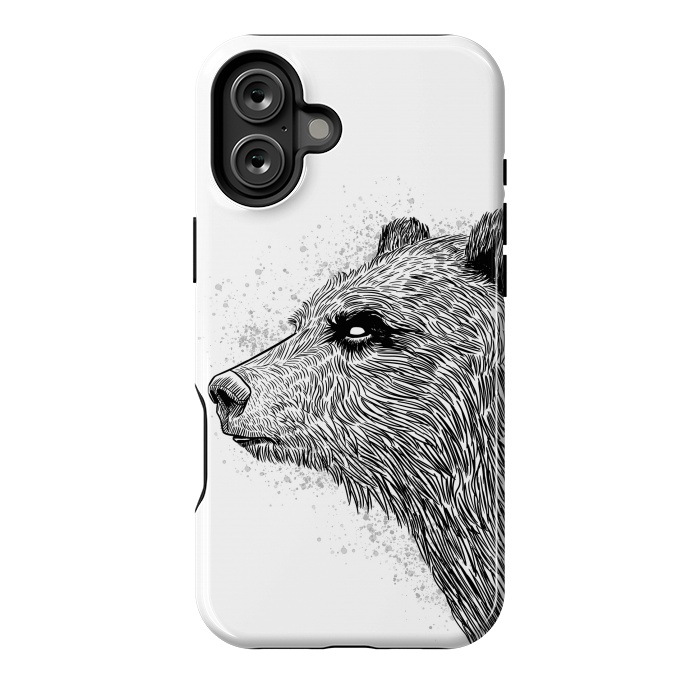 iPhone 16 Plus StrongFit Sketch Bear by Alberto