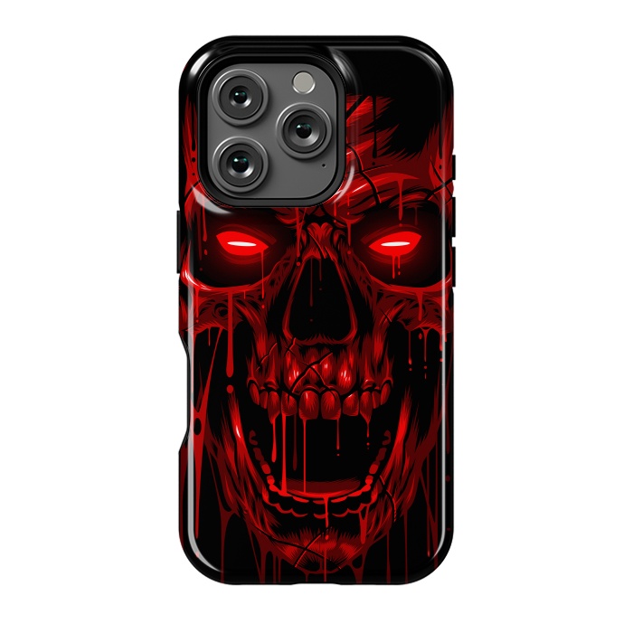 iPhone 16 Pro StrongFit Blood Skull by Alberto