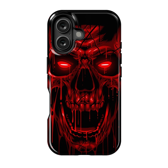 iPhone 16 StrongFit Blood Skull by Alberto