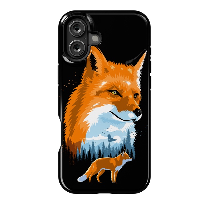 iPhone 16 Plus StrongFit Fox in forest by Alberto