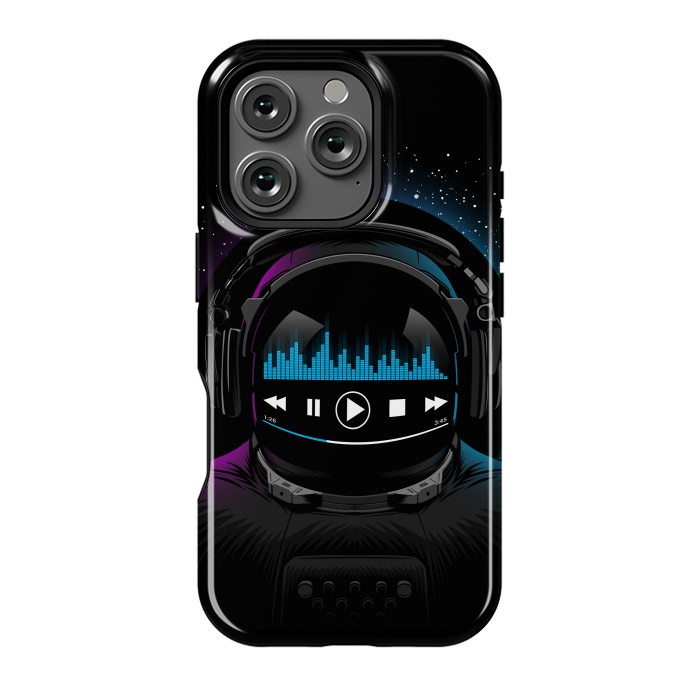 iPhone 16 Pro StrongFit Music disco Astronaut by Alberto