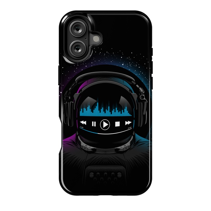 iPhone 16 Plus StrongFit Music disco Astronaut by Alberto