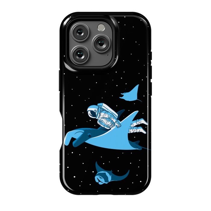 iPhone 16 Pro StrongFit Astronaut blanket fish by Alberto