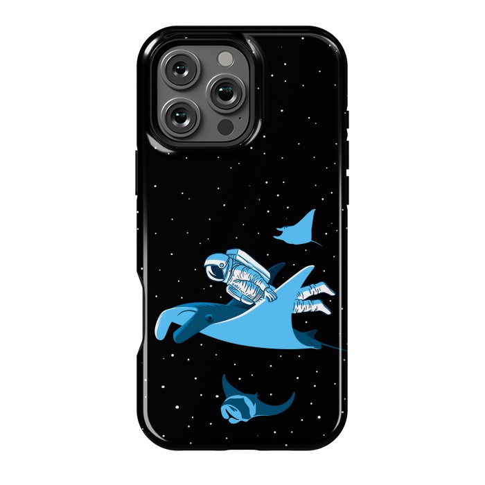 iPhone 16 Pro Max StrongFit Astronaut blanket fish by Alberto