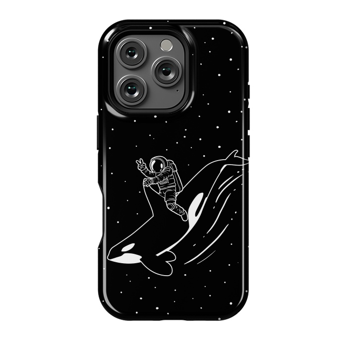 iPhone 16 Pro StrongFit Killer Whale Astronaut by Alberto