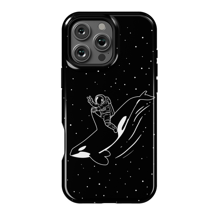 iPhone 16 Pro Max StrongFit Killer Whale Astronaut by Alberto