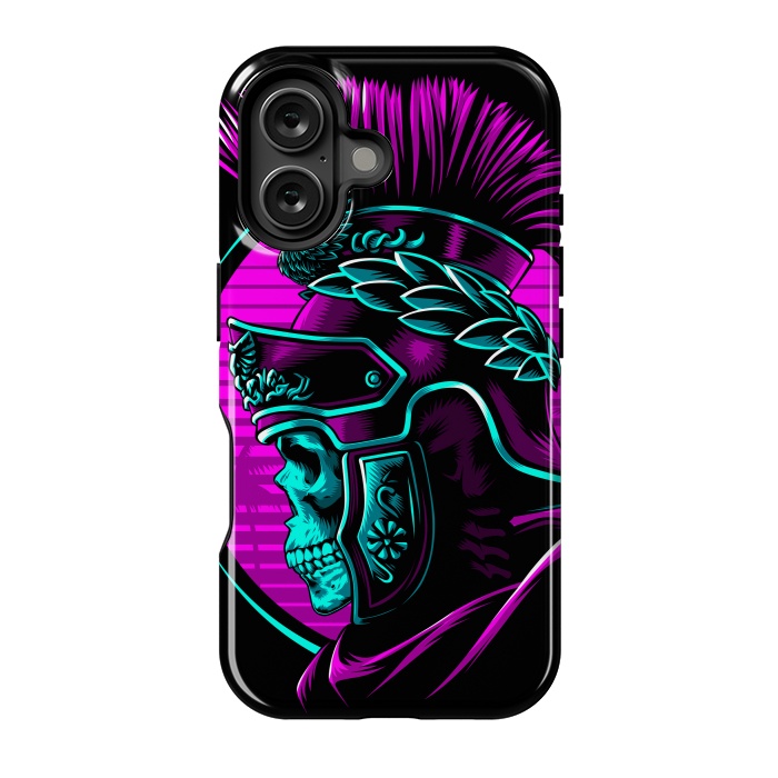 iPhone 16 StrongFit Retro Roman Skull by Alberto