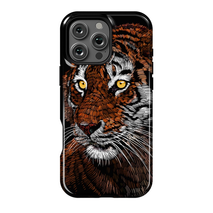 iPhone 16 Pro Max StrongFit Realistic Tiger by Alberto