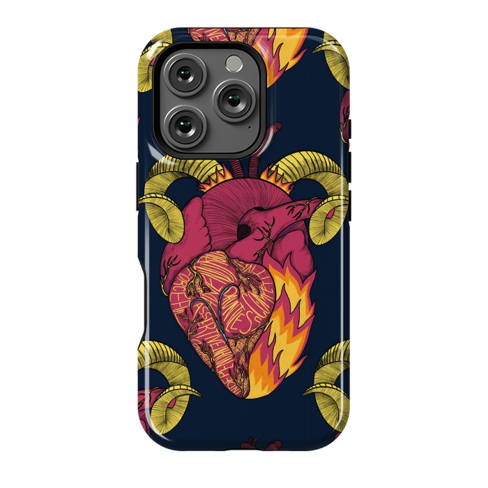 iPhone 16 Pro StrongFit Aries Heart by Ranggasme