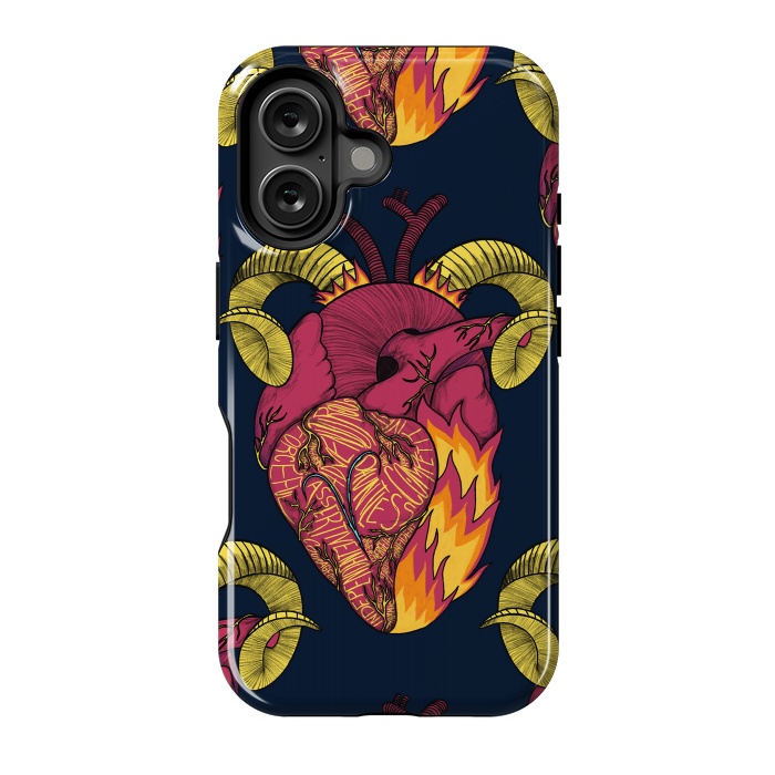 iPhone 16 StrongFit Aries Heart by Ranggasme