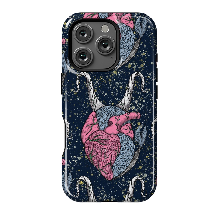 iPhone 16 Pro StrongFit Capricorn Heart by Ranggasme