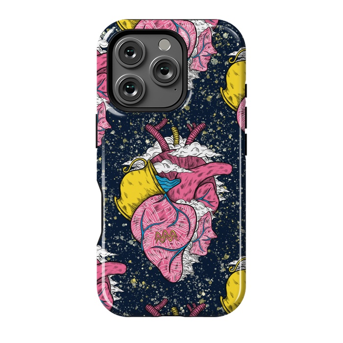 iPhone 16 Pro StrongFit Aquarius Heart by Ranggasme