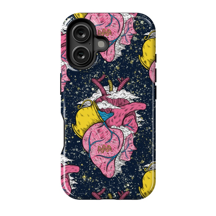 iPhone 16 StrongFit Aquarius Heart by Ranggasme