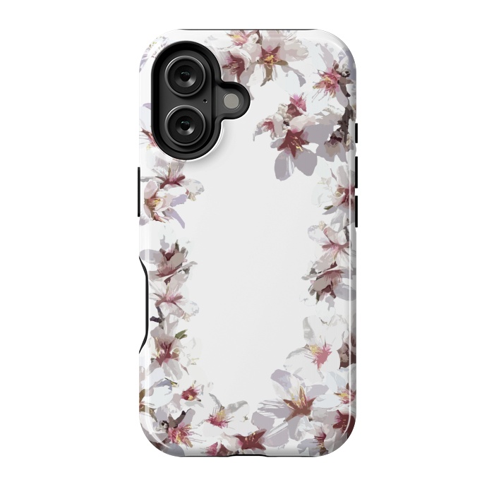 iPhone 16 StrongFit Sweet cherry blossom flowers by Julia Grifol