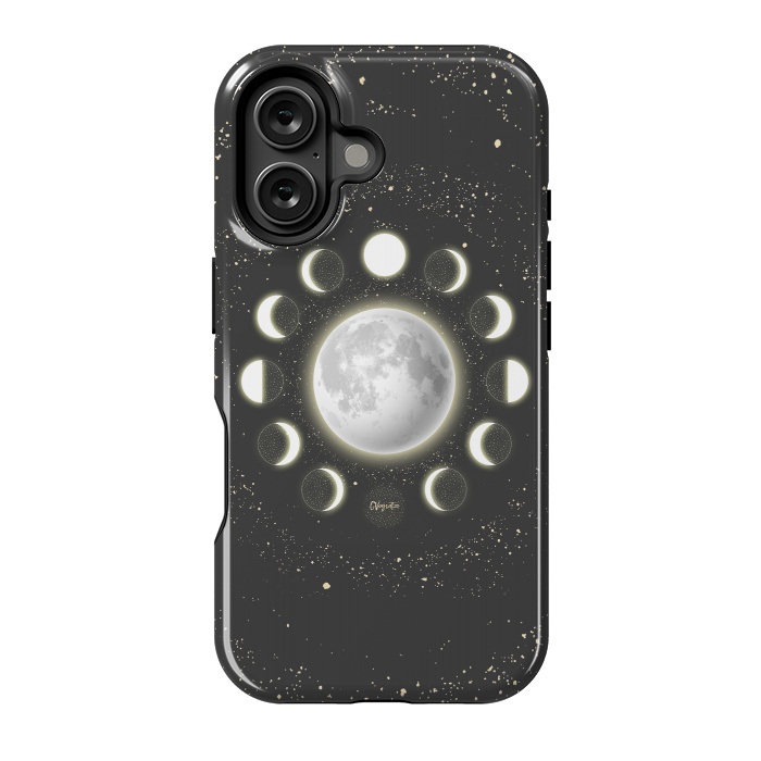 iPhone 16 StrongFit Telescope Dreamy Shine-Phases of the Moon by ''CVogiatzi.