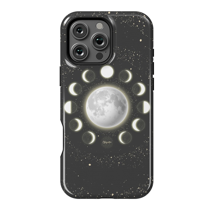 iPhone 16 Pro Max StrongFit Telescope Dreamy Shine-Phases of the Moon by ''CVogiatzi.