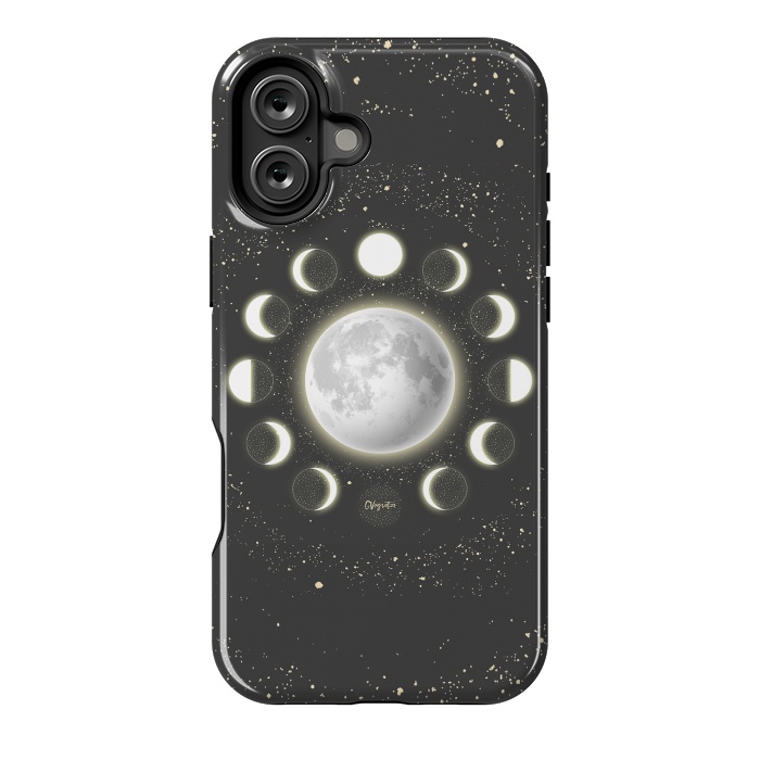 iPhone 16 Plus StrongFit Telescope Dreamy Shine-Phases of the Moon by ''CVogiatzi.