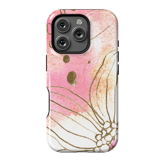 iPhone 16 Pro StrongFit Pink Dreams by Lena Terzi by Elena Terzi