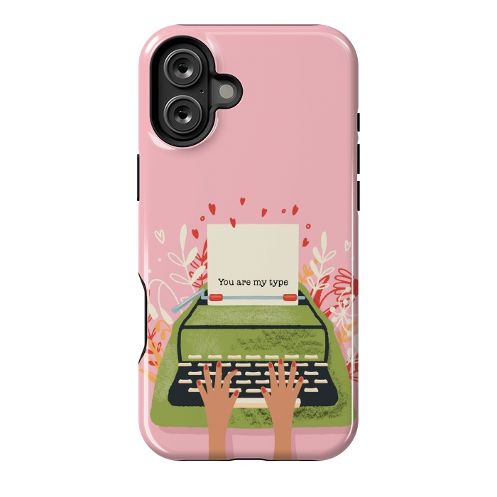 iPhone 16 Plus StrongFit You Are My Type, Happy Valentine's Day by Jelena Obradovic