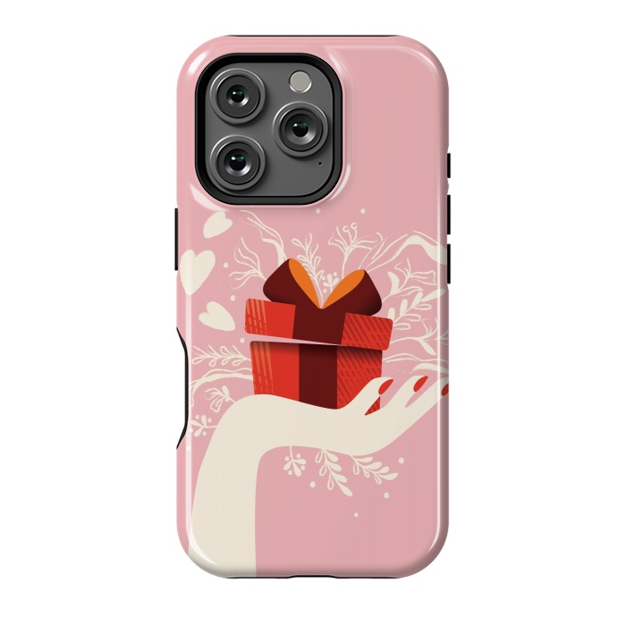 iPhone 16 Pro StrongFit Love gift, Happy Valentine's Day by Jelena Obradovic