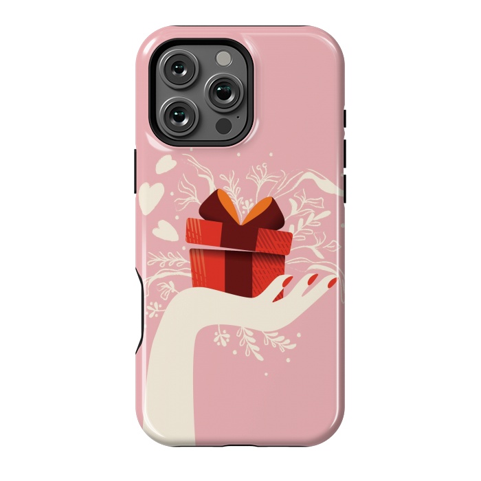 iPhone 16 Pro Max StrongFit Love gift, Happy Valentine's Day by Jelena Obradovic