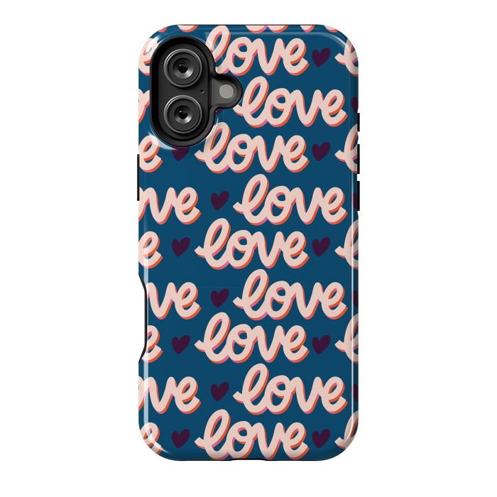 iPhone 16 Plus StrongFit Valentine pattern 11 by Jelena Obradovic