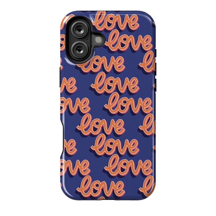 iPhone 16 Plus StrongFit Valentine pattern 12 by Jelena Obradovic